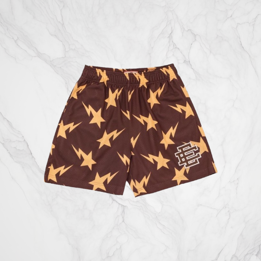 GLOBAL PROFITS • EE SHORTS *BROWN*🩳